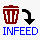 Send waste to the infeed